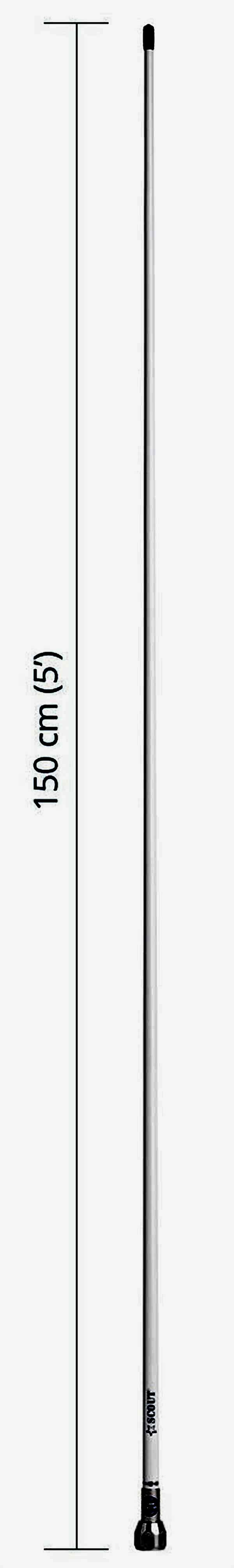 Scout Quick 2 Vhf Anteni Fiberglass 1.5 Metre