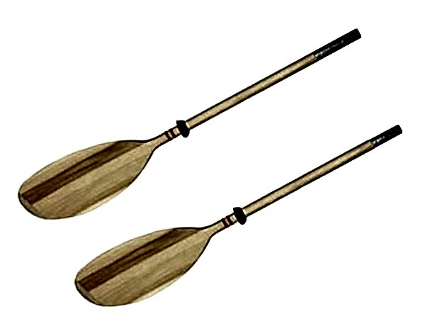 Ahşap kano küreği
