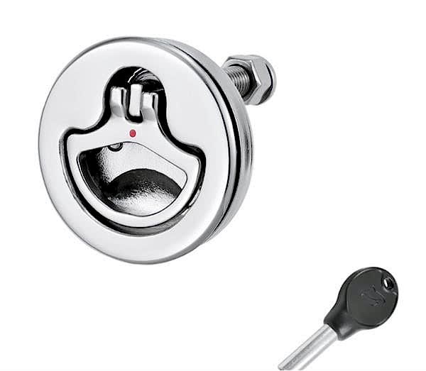 Gömme Kulp, Pasl.Çelik - Kilitli Ø64mm