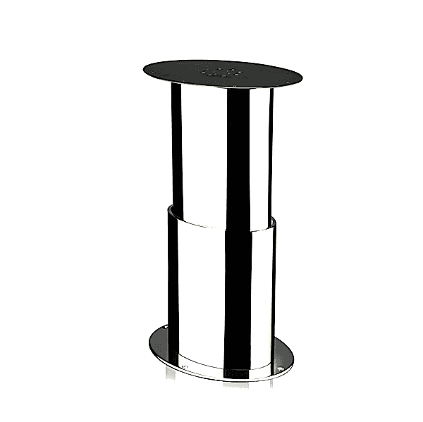 Barka Elektrikli Masa Ayağı Paslanmaz Çelik 24V.Tek Kademe 700mm