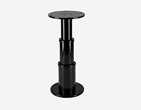 Barka Elektrikli Masa Ayağı, Siyah. 12V. 2 Kademe-700mm