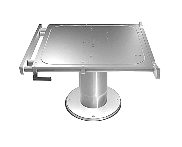Barka Elektrikli, Kayar Plakalı Masa Ayağı 12V. 2 Kademe - 700mm