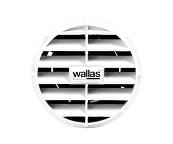 WALLAS 3411 KABİN ÇIKIŞ MENFEZİ Ø75MM, BEYAZ