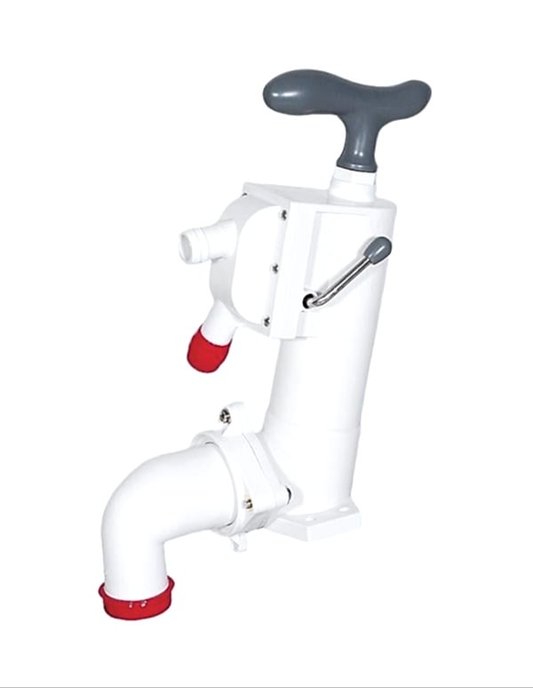 Komple Manuel Tuvalet Pompası, Açılı