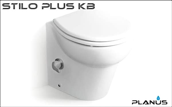 Stilo Plus 12V Beyaz Kısa Taş Taharet Kitli Tuvalet