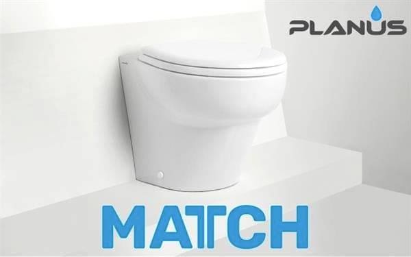 Match Cut 12V Beyaz Kısa Taş Thr. Kitli Tuvalet
