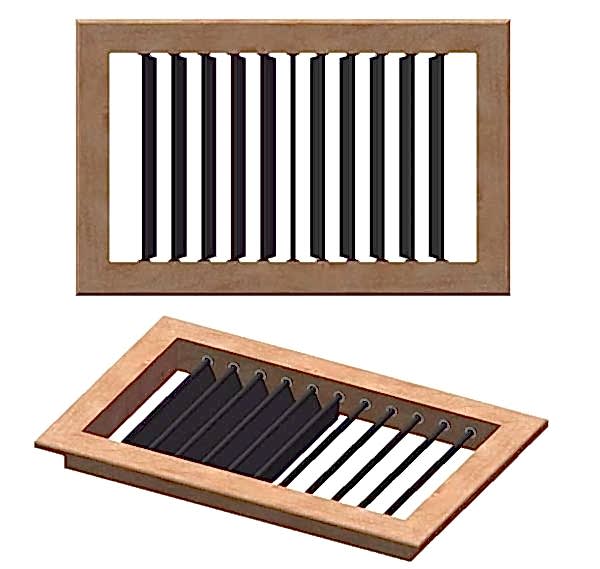 Hava çıkış ızgarası. Kiraz, iki yönlü 254X152mm