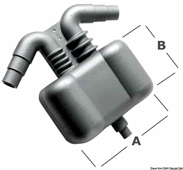 Osculati gaz/su ayırıcı