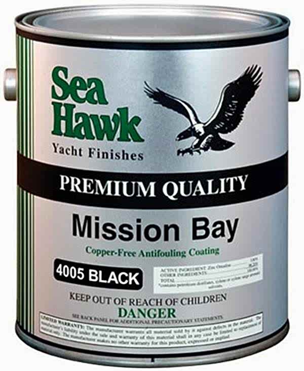 SeaHawk Mission Bay Yumuşak Zehirli Boya 3.78 L Beyaz