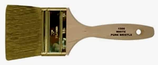 Ahşap Saplı Ekonomik Kullan-At Fırça Ebat:4