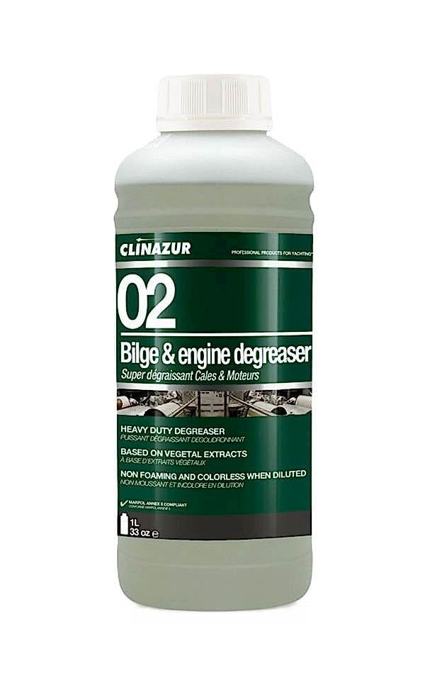 Clin Azur-02- Biolojik Çözünen Sintine Temizleyici 1 Litre