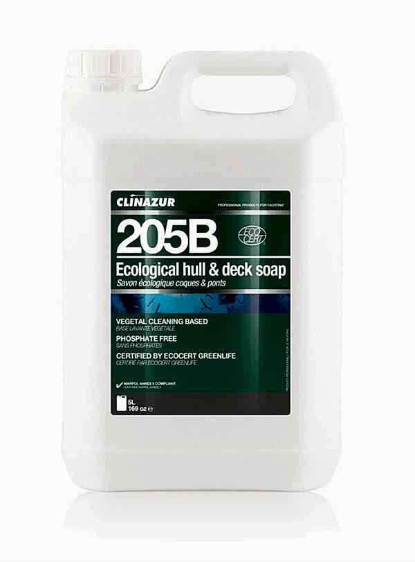 Clin Azur-205B- Ekolojik Gövde/Güverte Temizleyici Konst. 5 Litre