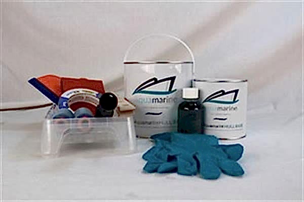 AquaMarine Hull Silikon Bazlı Su altı Koruma Boyası Mavi 3.5 Lt