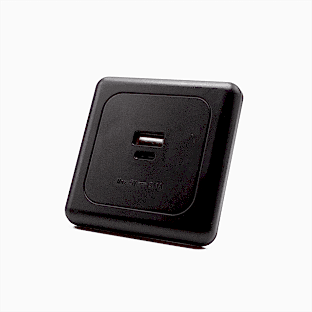 Babarvy Type-C ve Usb Priz ( Siyah )