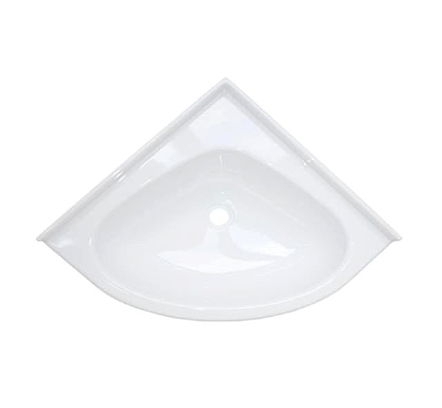 Comet Oval Köşe 420x420 mm Polistiren Lavabo