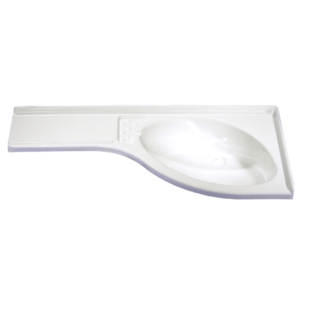 Comet Sol Lavabo 840x375 mm Polistiren Lavabo