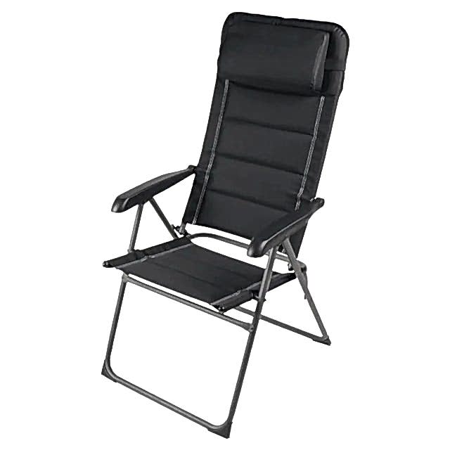 Dometic Kampa Comfort Firenze 6 Kademeli Siyah Kamp Sandalyesi