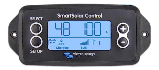 Victron Energy SmartSolar Control ekranı