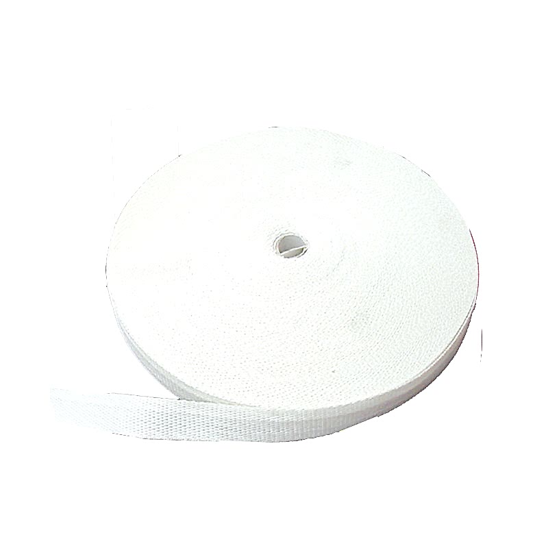 Polyester Şerit 25Mm Beyaz-(50M Rulo)