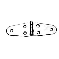 Menteşe, Sağa, Inox 316, L101,6mm, W30mm, Kalın. 2mm