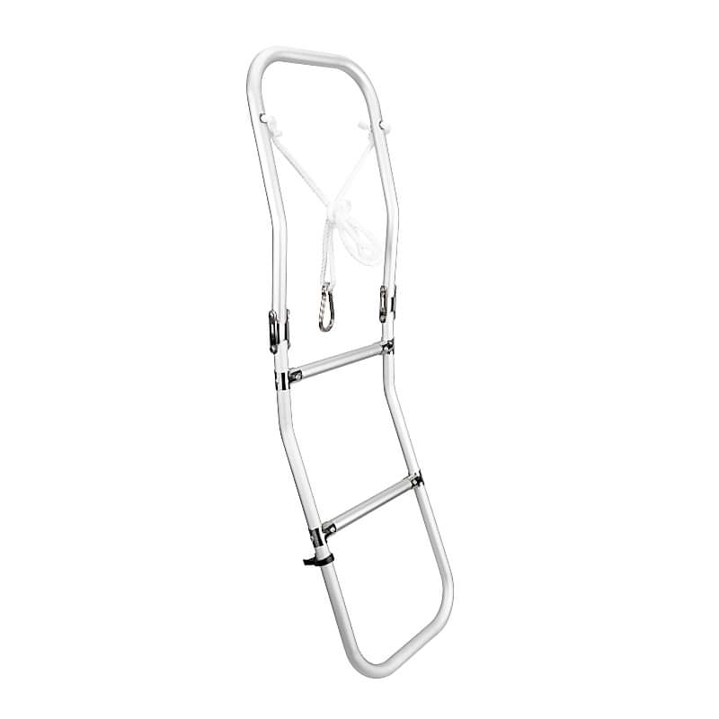 Katlanabilir merdiven - şişme bot için, Aluminyum, 3 steps, 265x1090mm