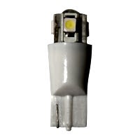 Ampül 12V, LED, T10, W2.1X9.2D, cool white - 4SMDs+1LED, 9,2x29,5mm