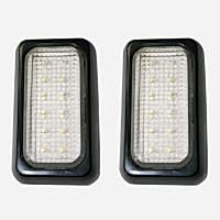TEPE/ROMÖRK LAMBASI 12 LEDs, 12V&24V, SİYAH 2 Ad.LİK SET