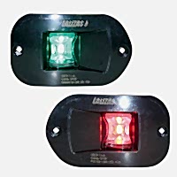 FOS LED 12 İSKELE&SANCAK FENERİ, gömme yüzey monte, 112,5° siyah