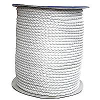 BAĞLAMA HALATI- çift burgulu-üç kollu polyester halat, 32mm, beyaz