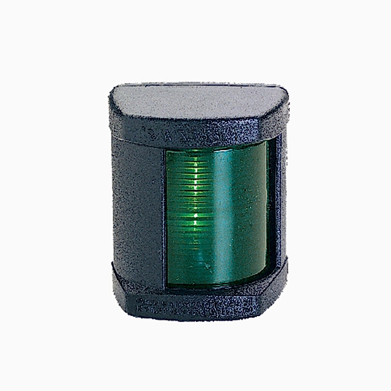 Klasik LED 12 Sancak Feneri 112,5°, 12-24V, (Siyah gövde)