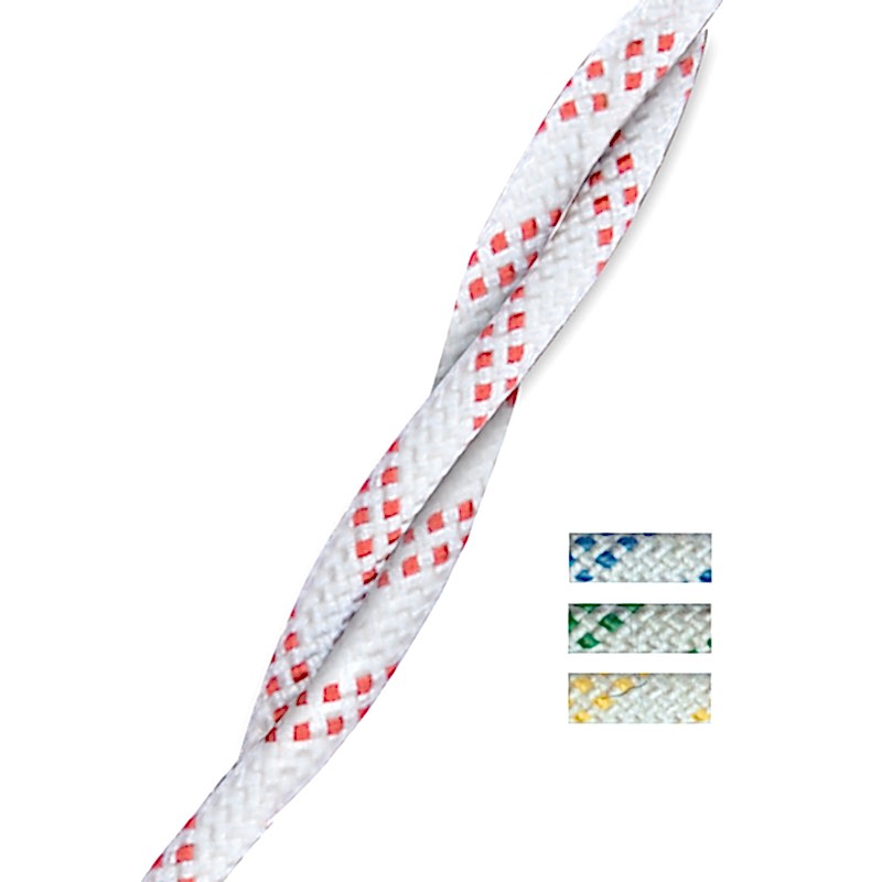CABO SEYİR HALATLARI, "Halyard", Çap. 8mm, Beyaz üstü Sarı Örgü