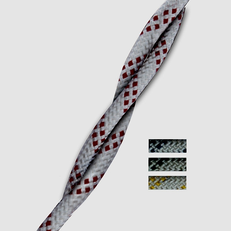 CABO SEYİR HALATLARI, "Halyard", Çap. 14mm, Beyaz üstü Yeşil Örgü