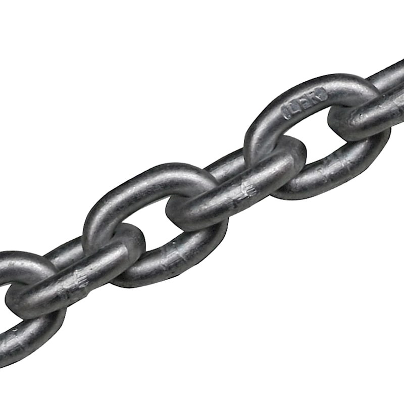 Lofrans' Daldırma Galvaniz Zincir ISO 4565, G40, Çap. 10mm, Kalibre, palet