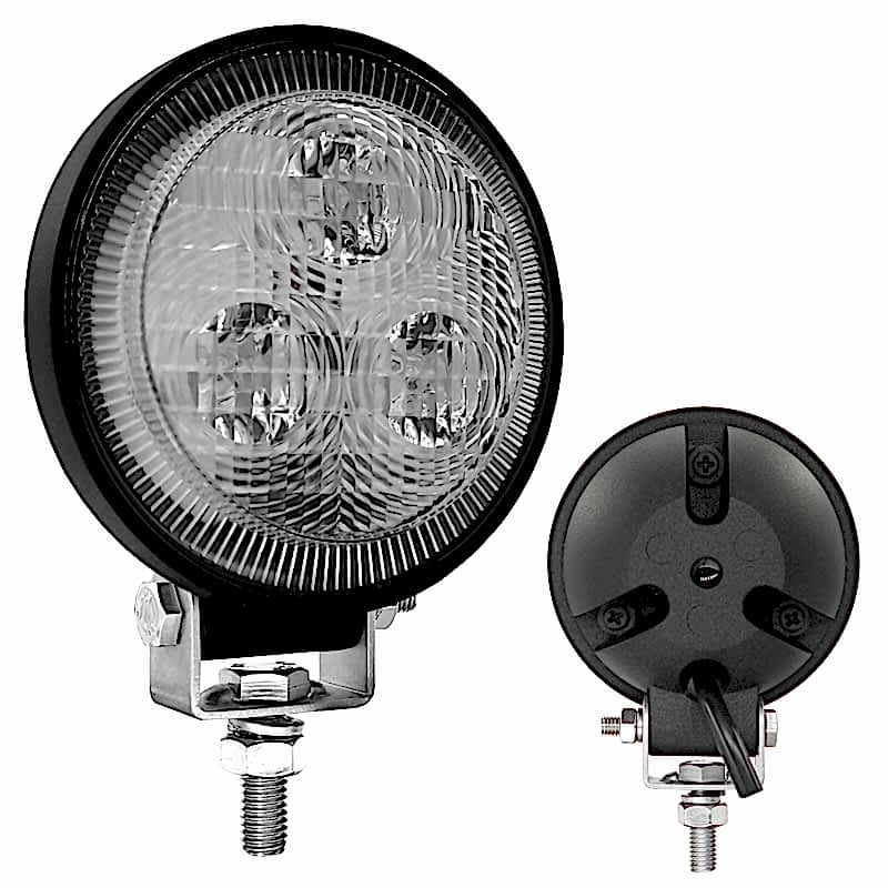Aqua LED'li Güverte Aydınlatma Lambası Siyah, 9W, 12&24V Multivolt DC