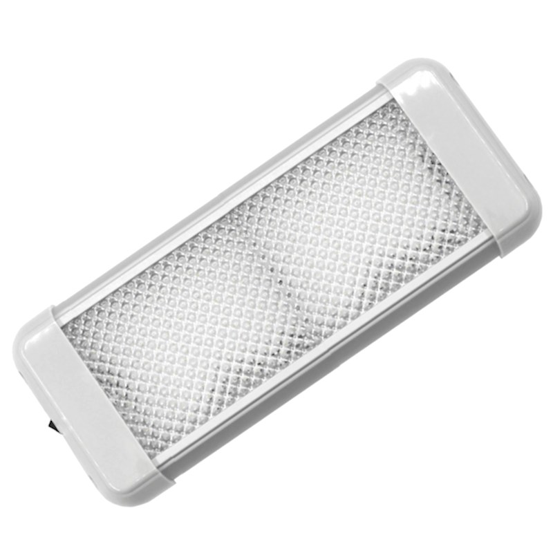 Aqua LED'li Tavan Lambası, yuvarlak, anahtarlı, 9.6W, 12&24V Multivolt DC