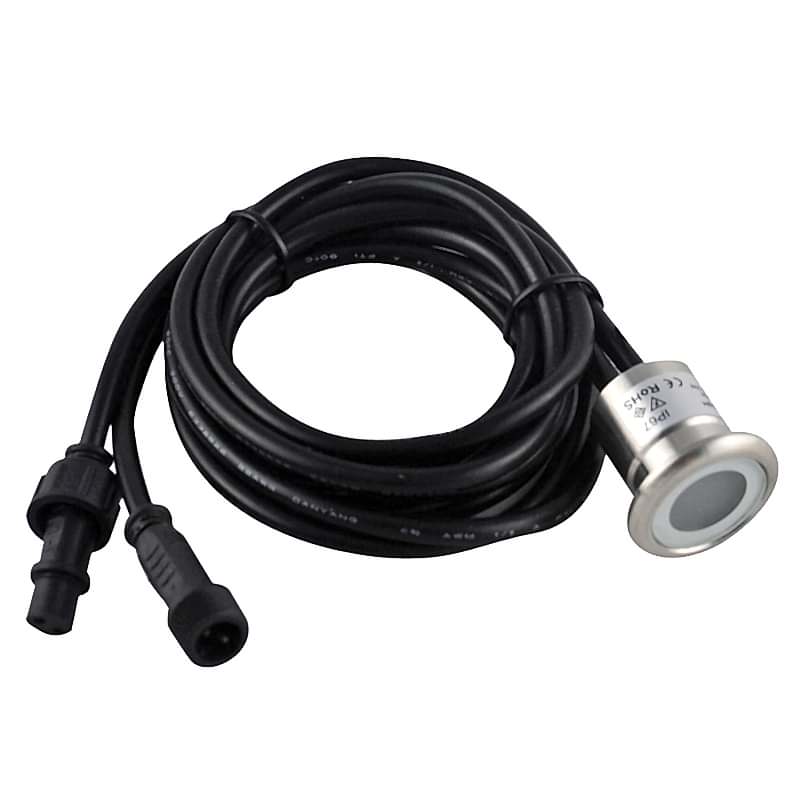 AquaLED İç lamba, beyaz, Yuvarlak, SS316, IP67, 12 & 24VV,DC