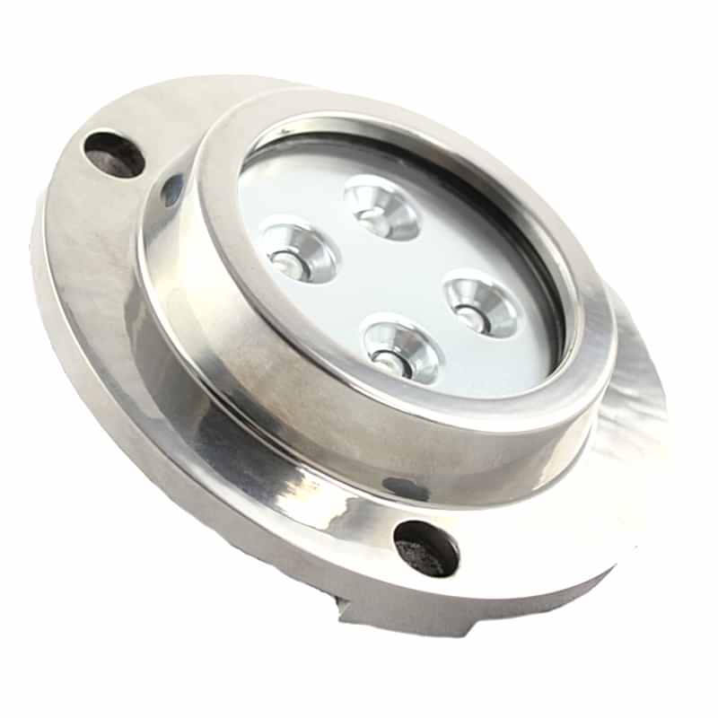 AquaLED SUALTI  LED LAMBA, DOĞAL BEYAZ, KROM SS316, 12 & 24V, 10W