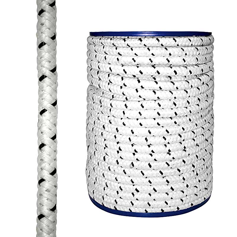 CABO Halat-Genel Kullanım İçin, Çap:. 8Mm 20m beyaz/mavi