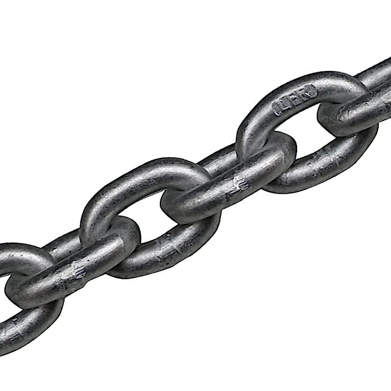 Lofrans' Daldırma Galvaniz Zincir ISO 4565, G40, Çap. 10mm, Kalibre 50m Pack