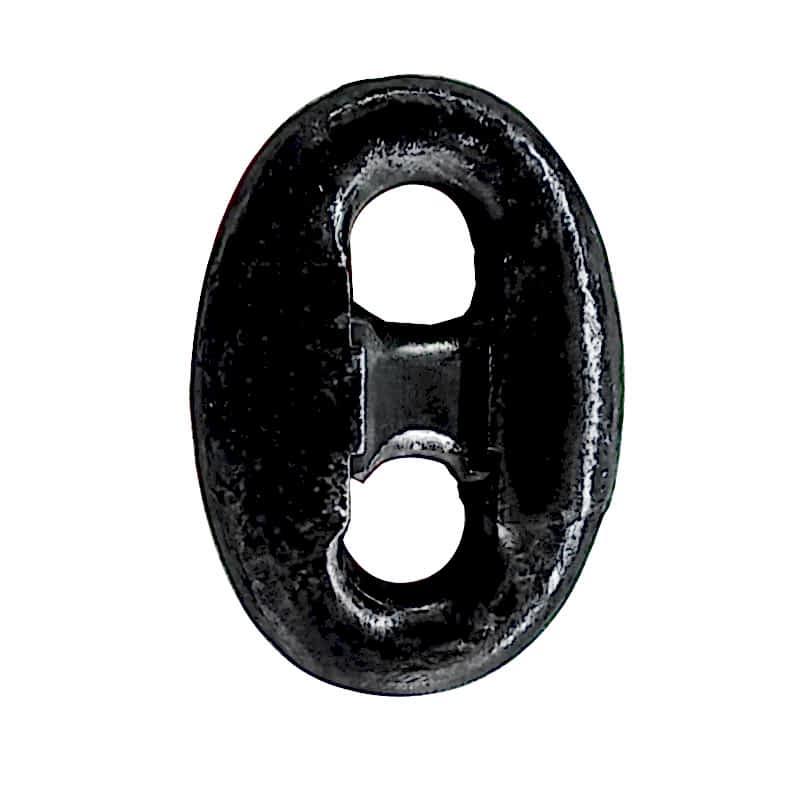 Chain Connector Kenter, Black printed, diam. 22mm