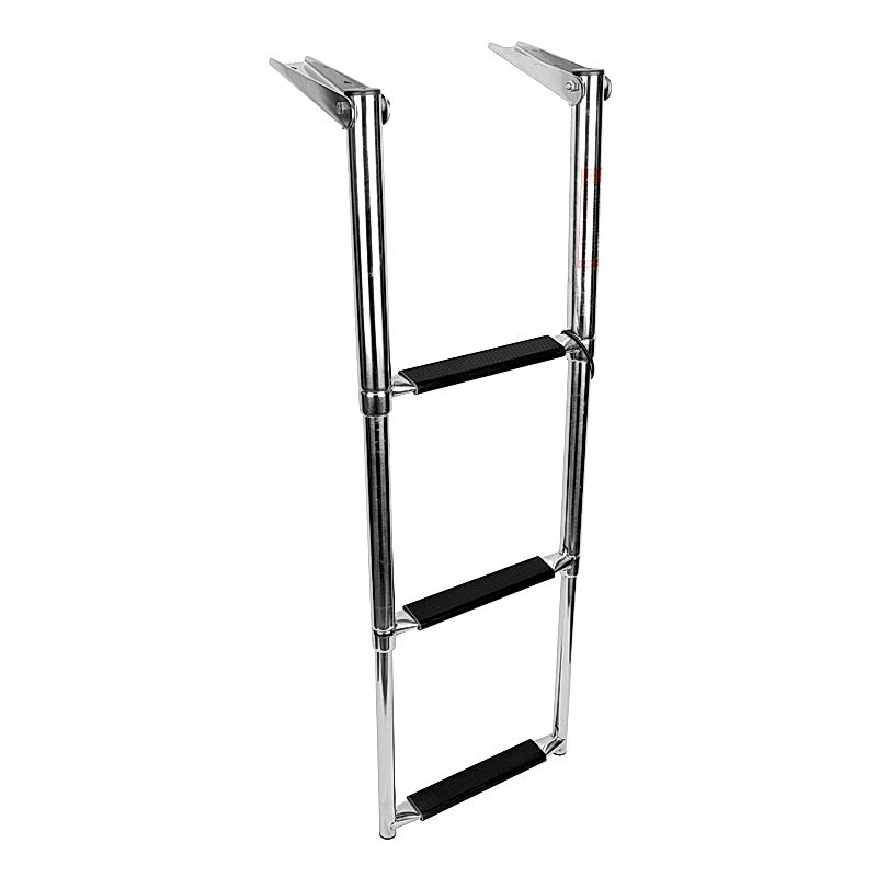 TELOSKOPİK MERDİVEN, 3 BASAMAK, Inox 316, 290x875mm