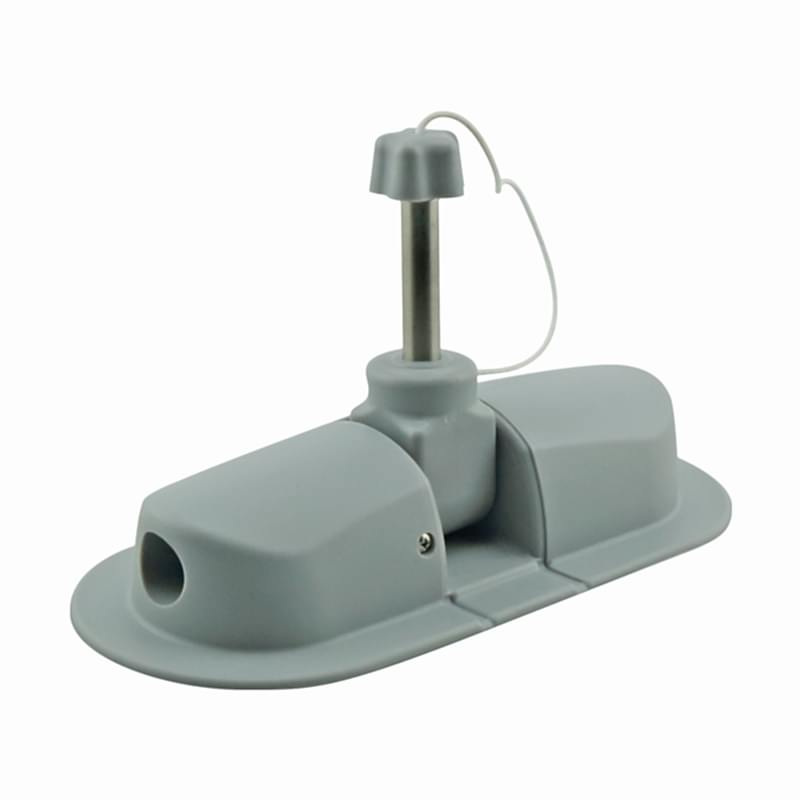 Rowlock Socket with metal pin, Grey
