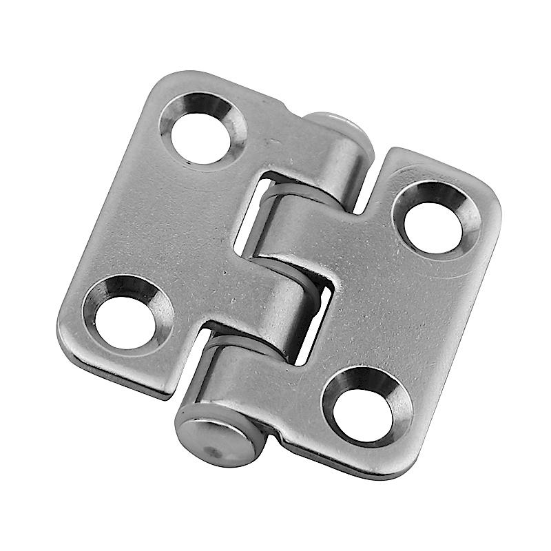 Silent Hinge, Reversed, Inox 316, L38mm, W37mm, Thickness 1,8mm