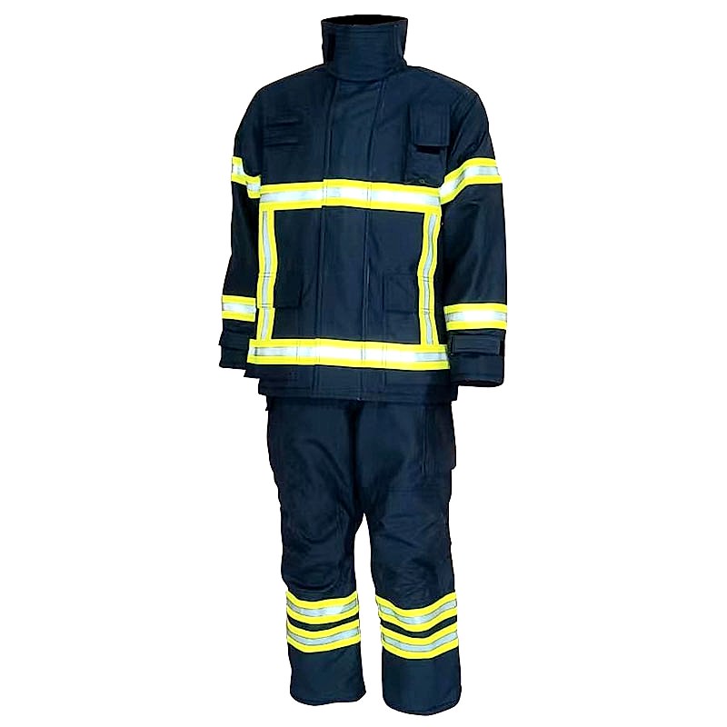 LALIZAS Antipiros Fireman's Jacket & Trousers, Blue, L, SOLAS/MED, EN469:2020