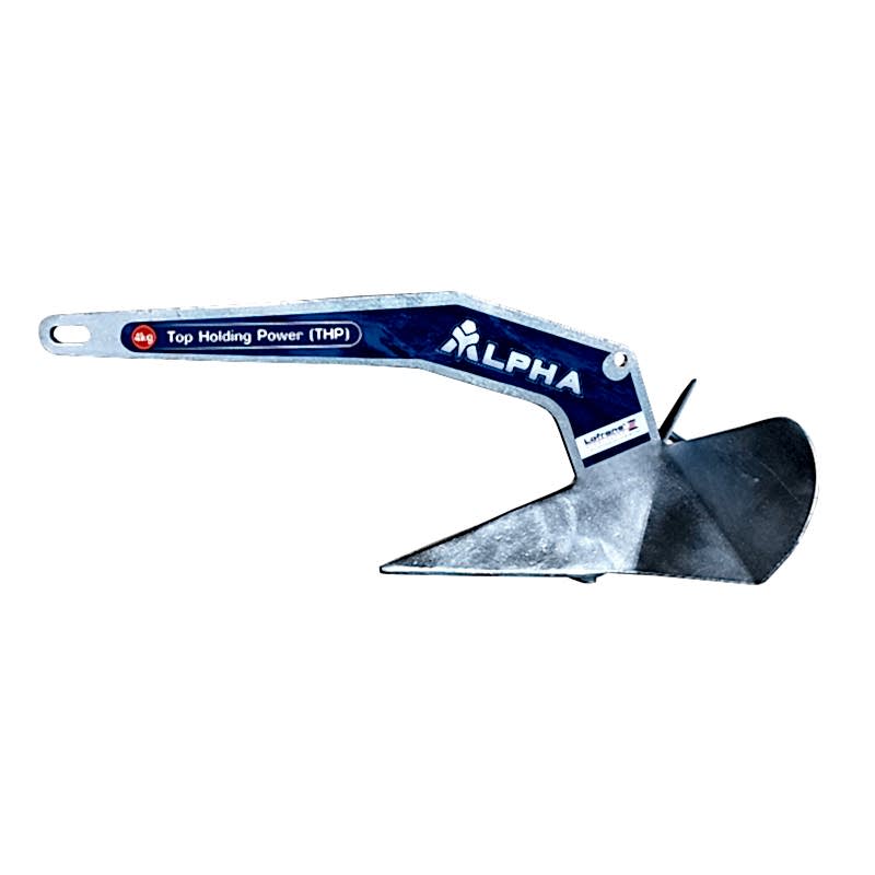 Lofrans' Anchor ALPHA, Top Holding Power (THP), Hot-dipped Galvanized, 25kg