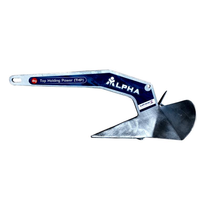 Lofrans' Anchor ALPHA, Top Holding Power (THP), Hot-dipped Galvanized, 40kg