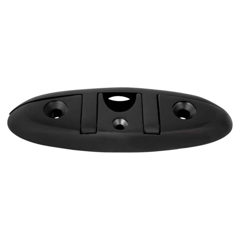 Folding Cleat, Inox 316, 152mm (6''), Black