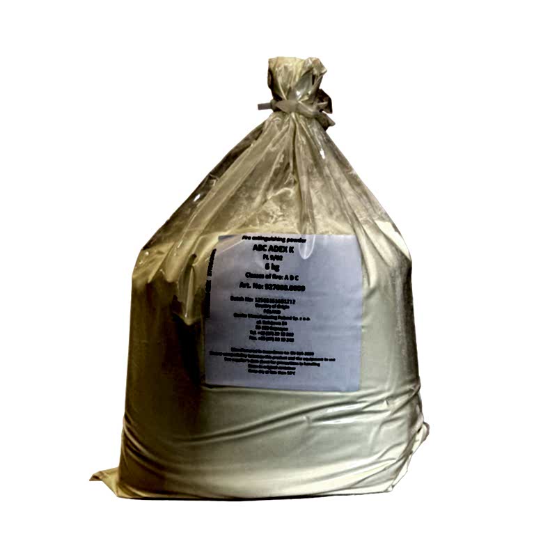 Powder ABC, Adex K, 6kg, for LALIZAS Yangın Söndürücü Kuru Toz 6kg & 12kg, 1pc for 6kg &2pcs for 12k