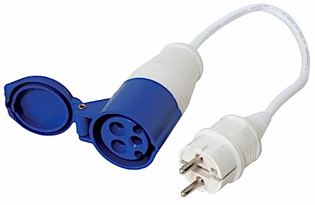 Bğl. Kabl.Set,Dişi Fiş 16A&Schuko Konnekt.16A,220V