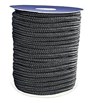 Bağlama Halatı-İki Burgulu-16 Kollu-, 12mm, Pol, K. siyah